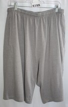 Mens King Size Gray Cotton Shorts Size Xl #8188 - £6.39 GBP