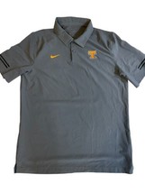 Nike Dri-Fit Short Sleeve Polo Shirt Gray Black Men’s Size Large - £36.76 GBP