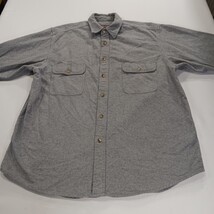 Moose Creek RN#116636 Men's Gray Cotton Heavyweight Long Sleeve Shirt Size XL image 11