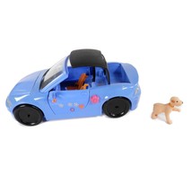 2003 Fashion Polly Pocket Hip Hot Convertible Blue Car 2 Seats Mattel C0792 - £7.11 GBP