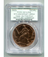 2021 PCGS 35th ANNIVERSARY COPPER MEDAL THANK YOU FROM PCGS PROTOTYPE FR... - £154.41 GBP