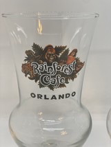 Rainforest Cafe Hurricane Glass Collectors Drink Cup Orlando - £12.43 GBP