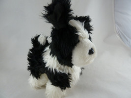 American Girl Dog Plush Rembrandt Black White Border Collie Jointed 2017 - £10.10 GBP