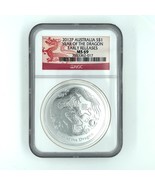 2012 Australia $1 Silver Dollar Year of the Dragon Proof Grade by NGC as... - $100.84 CAD