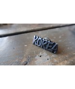 Vintage Silver KOREA Lapel Pin 3cm - £10.87 GBP