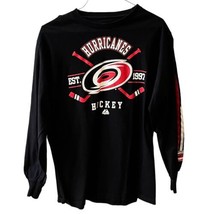 Carolina Hurricanes Hockey Team Long Sleeve T-Shirt Men’s M NHL Logo - £15.76 GBP