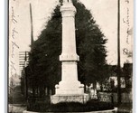 Confederate Monument Okolona Mississippi MS 1907 UDB Postcard U14 - $111.34