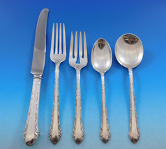 Chased Romantique by Alvin Sterling Silver Flatware Set for 6 Service 30 pcs - £1,397.56 GBP
