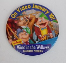 Disney Wind In The Willows Favorite Stories Movie Promo Pin Button - £6.38 GBP