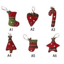 6 Types Christmas Decor Xmas Tree Drop Ornament Decor Elements TkLandon (A4) - $19.80