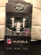 New York &quot;JETS&quot; Earbuds w/Microphone NFL  Bass Driven  - £6.19 GBP