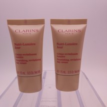 LOT OF 2 Clarins Nutri Lumiere Jour Nourishing Revitalizing DAY Cream .5... - $282.52 MXN