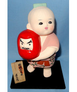 Japanese Hakata Doll Kon Kurabe With Display Base - £18.43 GBP