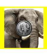 2021 ELEPHANT BIG FIVE 1 OZ SILVER BU CARDED SOUTH AFRICA  MINT SEALED -... - $109.95