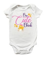 One Cute Chick Easter Shirt, Easter Shirt for Girls, Cute Chick Easter S... - £12.58 GBP+