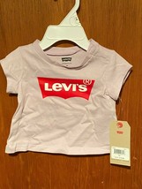 Pink Levi&#39;s Logo Shirt 6 Month *New w/Tags* v1 - £10.23 GBP