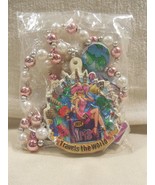 2024 Mardi Gras Krewe of Iris Travels the World Polystone Medallion Bead... - $5.95