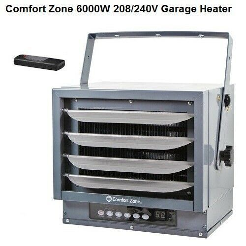 Comfort Zone Garage Heater Ceiling Mount Fan Forced 6000W 208/240 Volt CZ225ER - $226.70