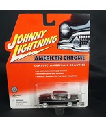 Johnny Lightning 1955 Chrysler C-300 Black and Silver American Chrome – NIB - £8.40 GBP