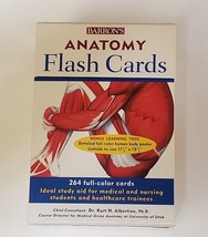 Barron&#39;s Anatomy Flashcards: 264 Full-Color Cards by Kurt H. Albertine - £11.98 GBP