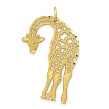 10K Yellow Gold Giraffe Pendant - $4,860.26 MXN