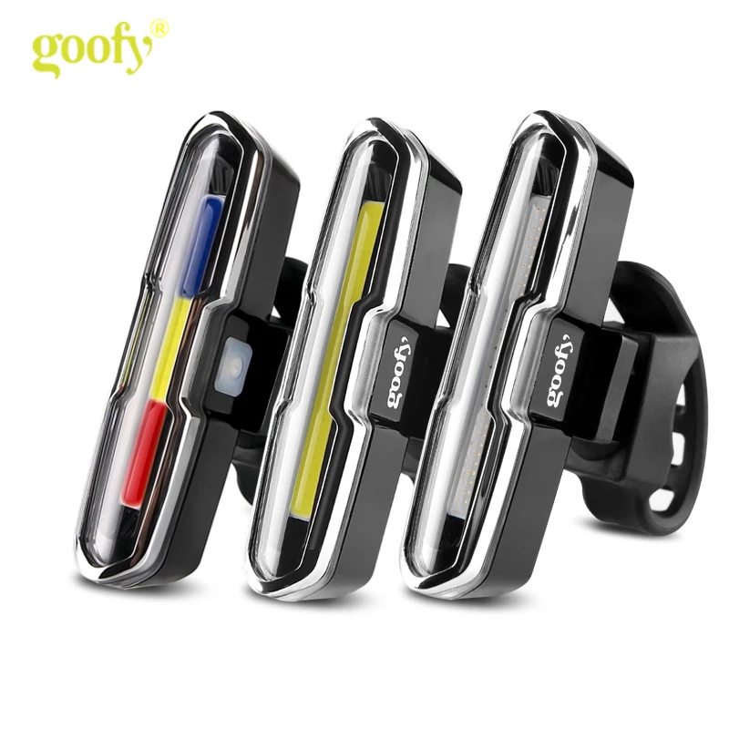 Sporting USB Rechargeable Front Rear Bicycle Light Lithium Battery LED Bike Tail - £31.17 GBP