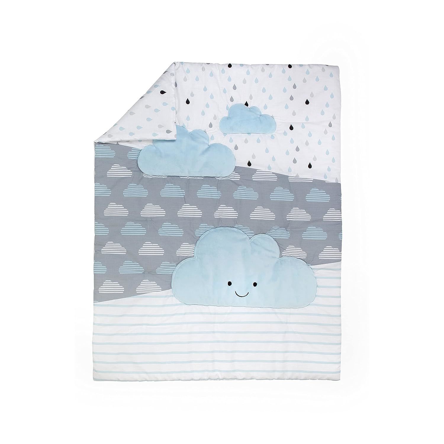 Little Love by NoJo 5 Piece Comforter Set, Happy Little Clouds - £88.85 GBP