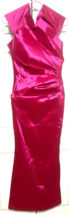 Rickie Freeman Teri Jon 10 Sleeveless Maxi Lined Zipper Back Fuschia Pin... - $39.60