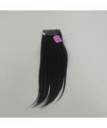 WIJSE False hair 10-Inch Straight Synthetic Hair Extension, Natural Black  - $398.80 MXN