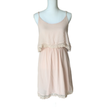 Marianne Womens Juniors Summer Flounce Sleeveless Dress Size M Dusty Pink New - £21.48 GBP