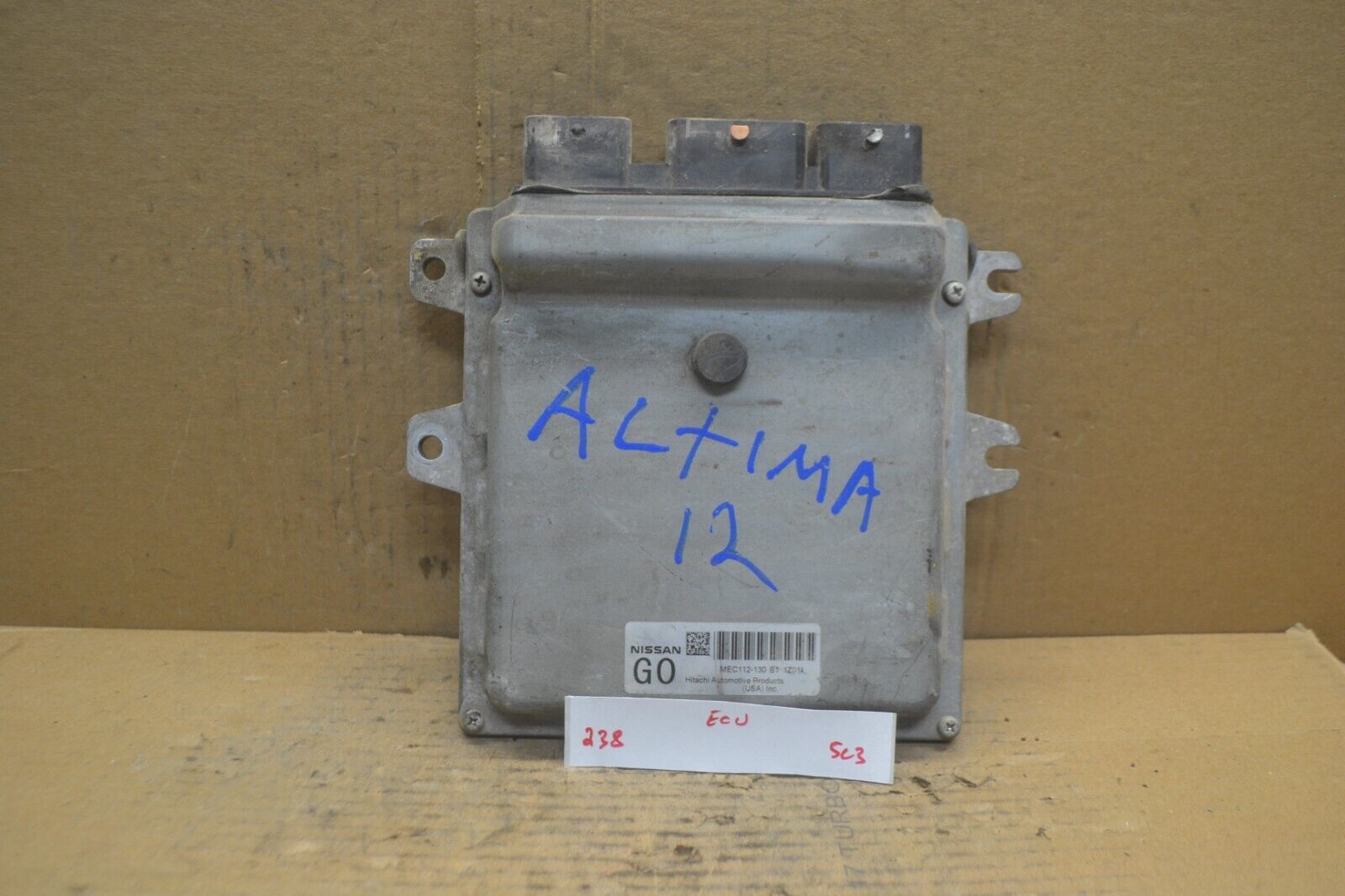 2011-2012 Nissan Altima 2.5L Engine Control Unit ECU MEC112130B1 Module ... - $7.99