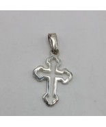 Vintage Silver Plated Cross Charm - $12.00