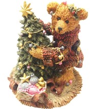 Boyds Bears, Christmas, Elliot &amp; the Tree, PRISTINE - $15.95