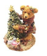Boyds Bears, Christmas, Elliot &amp; the Tree, PRISTINE - £12.60 GBP