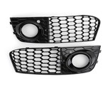 A4 B8 2009-2012 Audi Pair Honeycomb Mesh Fog Light Grill - £44.58 GBP+