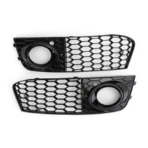 A4 B8 2009-2012 Audi Pair Honeycomb Mesh Fog Light Grill - £45.92 GBP+