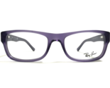 Ray-Ban Eyeglasses Frames RB5268 5122 Clear Purple Rectangular 48-17-135 - $93.28