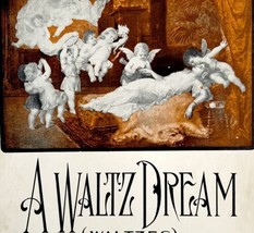 A Waltz Dream Theme 1908 Sheet Music Strauss Ein Waltzertraum DWHH2  - $59.99