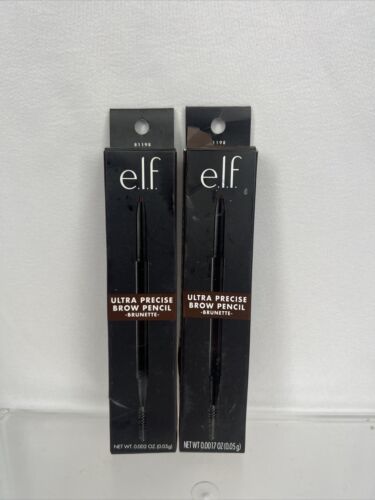 (2) e.l.f. Brunette Ultra Precise Brow Pencil Dual End W/Brush  COMBINE ... - $6.92