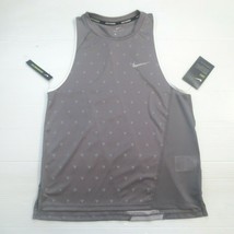 Nike Women Racer Running Tank Top - AQ0395 - Gunsmoke Gray 036 - Size L ... - £15.98 GBP