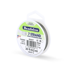7-Strand Stainless Steel Beading Wire, Flexible &amp; Durable Wire for Jewel... - $10.67