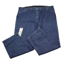 Wrangler Jeans Mens 46 x 30 Blue Pant Denim Western Cowboy Straight Work... - £22.36 GBP