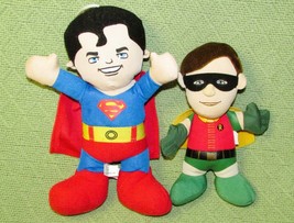 DC COMICS BUDDY PLUSH SUPER FRIENDS 10&quot; SUPERMAN 8&quot; JUSTICE LEAGUE ROBIN... - £8.44 GBP