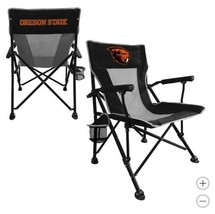 Oregon State Beavers Hard Arm Chair Navy Black Orange NCAA Tailgating Ca... - $1,854.00 MXN