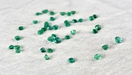 Natural Colombian EMERALD Round Cut 39pc 6.79 Cts Loose Gemstone For Designing - £176.29 GBP