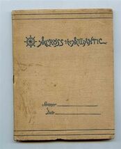Across the Atlantic Log Book Randolph Co 1882 - $47.52