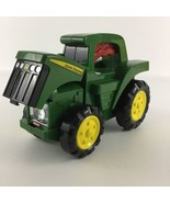 John Deere Roll N Go Green Farm Fun Tractor Vehicle Flashlight Toy Night... - $28.66