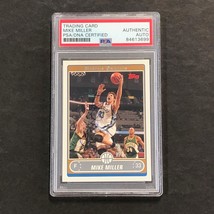 2006-07 Topps #142 Mike Miller Signed Card AUTO PSA Slabbed Grizzlies - £47.94 GBP