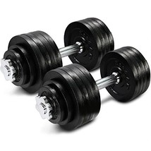 Yes4All Adjustable Dumbbells - 105 lb Dumbbell Weights (Pair) - $342.99
