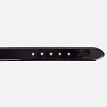 The Dodoma Navy Patent Leather Belt image 7